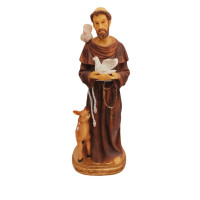 Imagem de São Francisco 30cm – Espiritualidade, Paz e Amor à Natureza

