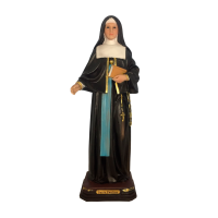 Imagem Sacra Em Resina De Santa Paulina Do Coração Agonizante De Jesus - 30cm
