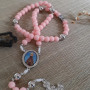 Terço Personalizado com foto, santo de devoção e 1 nome
