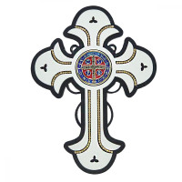 Cruz de São Bento com Strass
