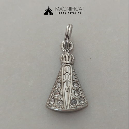 Pingente Nossa Senhora Aparecida - Strass (22mm)
