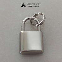 Pingente Cadeado Níquel (18mm)
