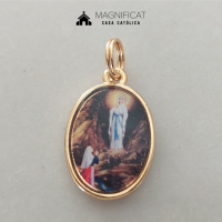 Pingente Nossa Senhora de Lourdes (23mm)
