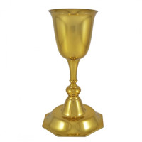 Cálice Octogonal I dourado
