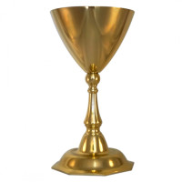 Cálice Octogonal IV dourado
